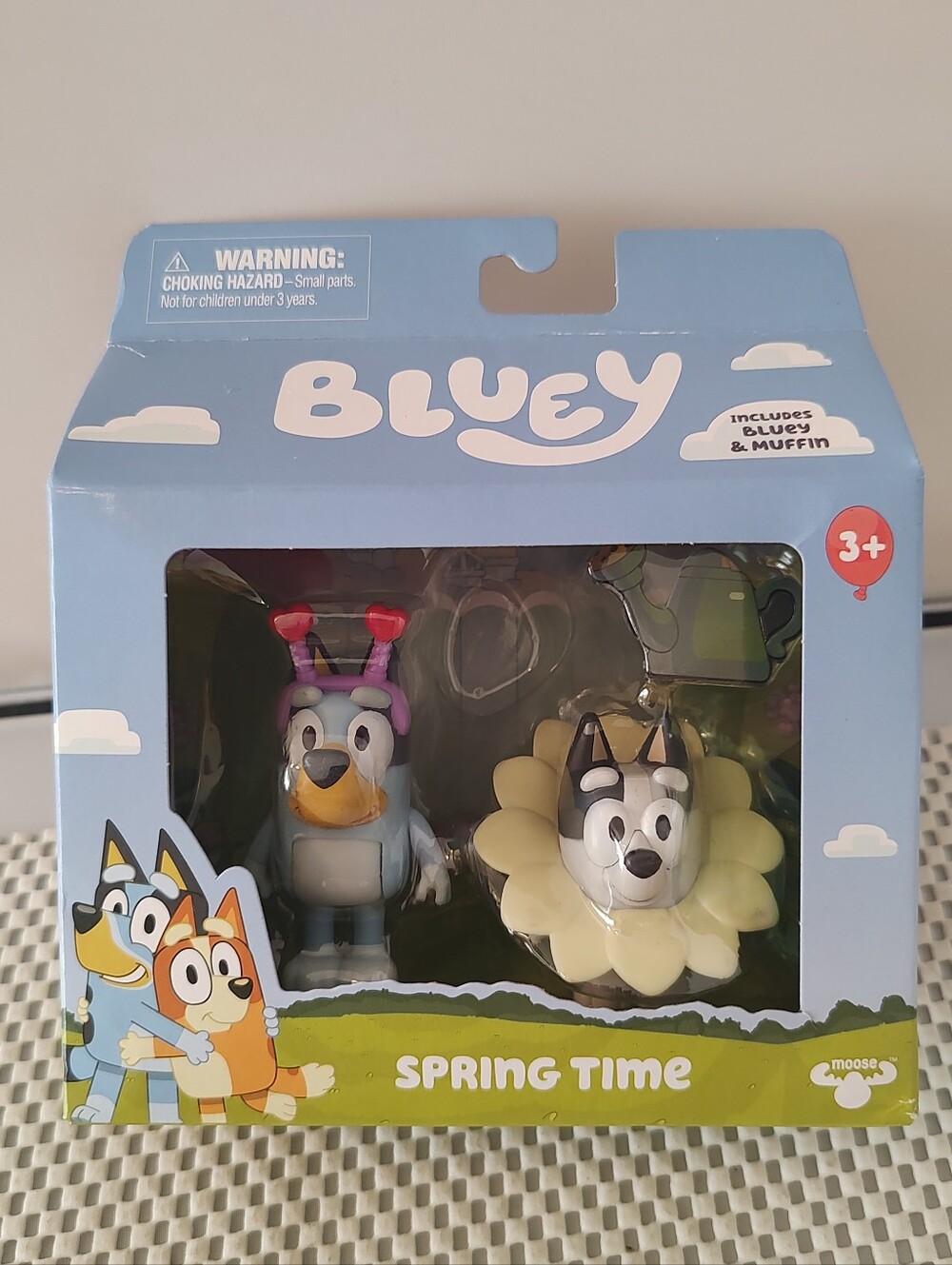 Bluey Spring Time Figures Bluey & Muffin